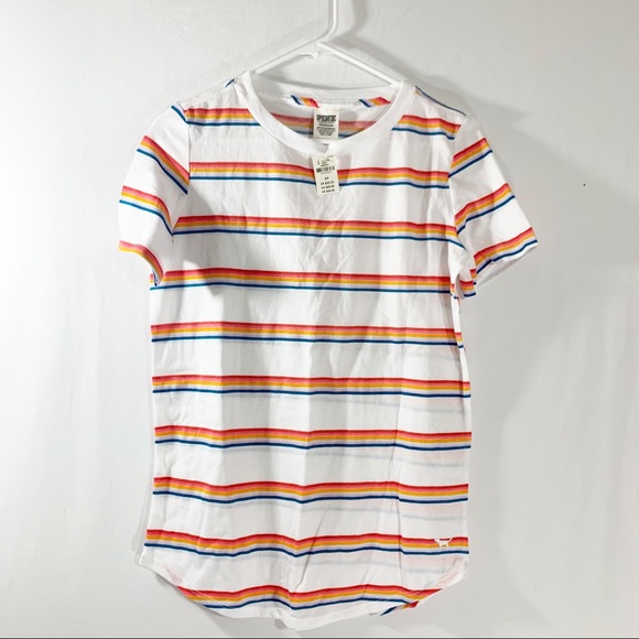 Pink by VS Rainbow white T-shirt - Picture 7 of 7